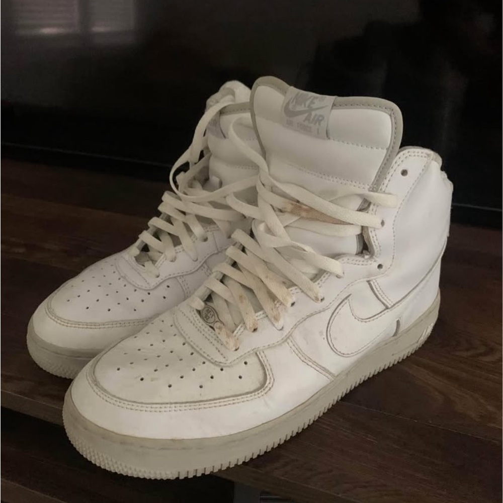 Nike White High-Top Sneakers